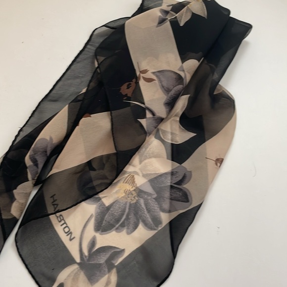 Halston Silk Scarf - Picture 3 of 8